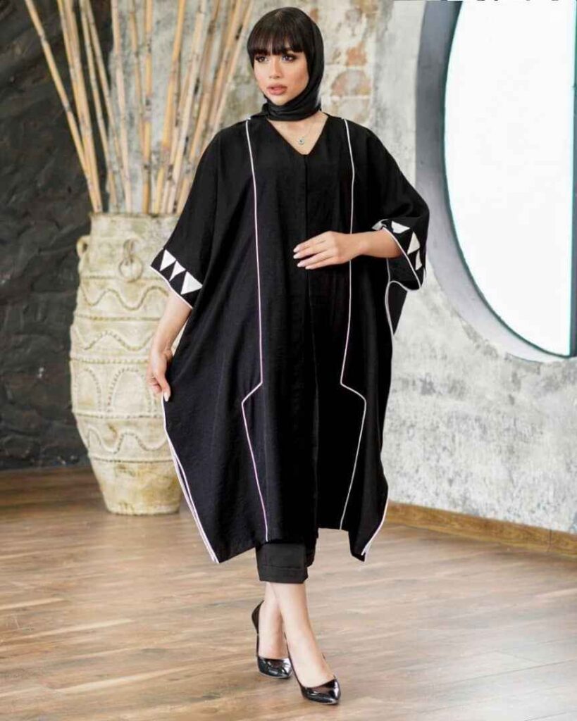 پانچ کرسپو زنانه فری سایز رنگ مشکی