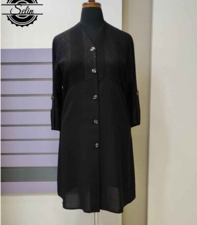 مانتو مشکی مجلسی خنک