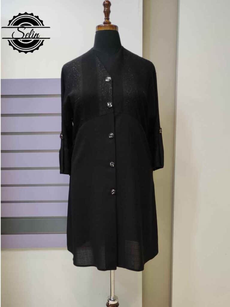 مانتو مشکی مجلسی خنک