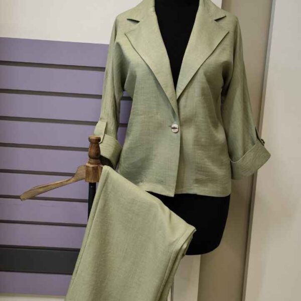 ست کت و شلوار زنانه خنک تابستانی، جنس صوفیا 4 رنگ